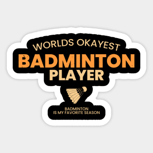 badminton Sticker